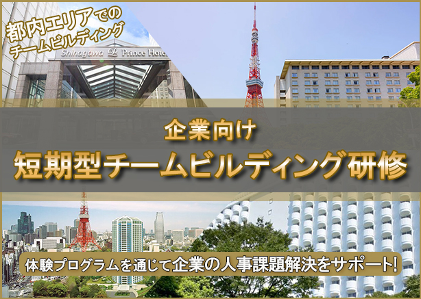 企業向け「短期型チームビルディング研修」